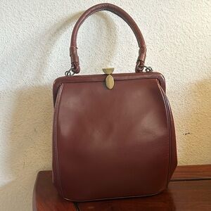 Elegant Brown Satchel Bag